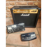Amplificador Marshall Mg30fx 30w Con Pedalera Impecable