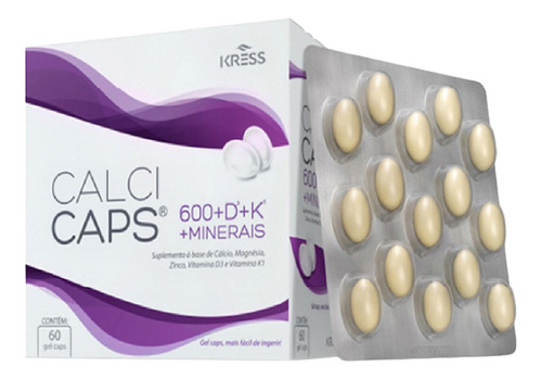 Calcicaps Mdk Dor Nos Ossos Melhor Que Tran 60 Oferta Black