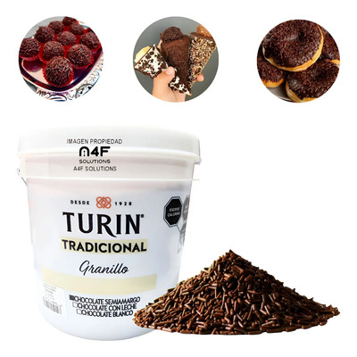 Granillo Sabor Chocolate Semiamargo Turin 1 Kg | Envío gratis