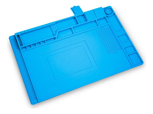 Manta Antiestática Magnetica De Silicona Azul 30x45cm