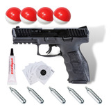 Marcadora Gotcha T4e Hk Vp9 Paintball .43 Negro Xchws P