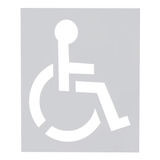 Plantilla Para Estacionamiento - Símbolo De Discapacitados