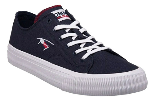 Tenis Tommy Hilfiger Para Hombre Long Lace Azul