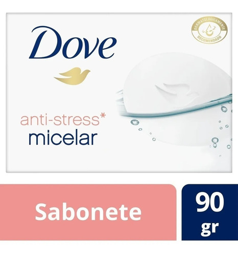 Jabon Dove Beauty Micelar Anti Stress Barra Corporal 90gr