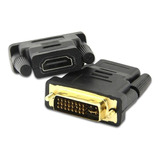 Adaptador Conector Dvi Digital Macho 24+5 Para Hdmi Fêmea