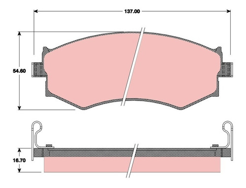 Pastilla Freno Delantera Nissan Sentra B16 Foto 4