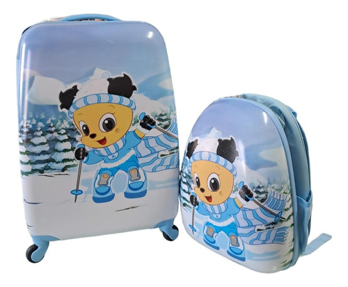 Set Maleta Mochila Kit De Equipaje Para Niños