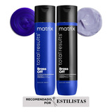  Kit Matizador Brass Off Shampoo Azul + Acondicionador Matrix