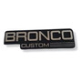 Emblema Letras Bronco Custom Ford Bronco