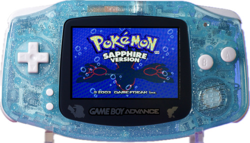 Gameboy Advance Ips Hd Edición Crystal Clear Pokemon
