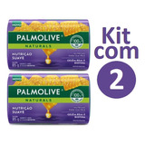 Kit Com 2 Sabonetes Palmolive Naturals Nutrição Suave 85g