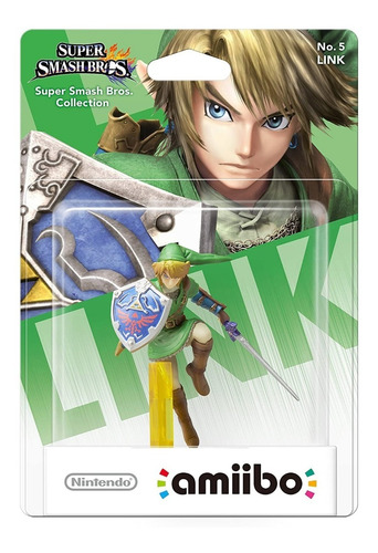 Amiibo Link Legend Of Zelda - Super Smash Bros - Nuevo 