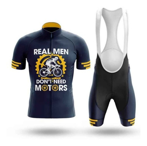 Conjunto Ciclismo Tricota Real Men Calza Acolchado 