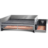 Parrilla Corbelli Carbon Mesada 90 Cm Inox Con Brasero 