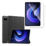 Estuche Funda Smart Case + Vidrio Para Xiaomi Pad 6