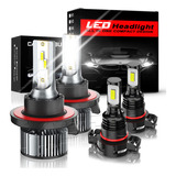 Kit Faros Luz Led H16 H13 30000lm Para Ford Haz Alta/baja