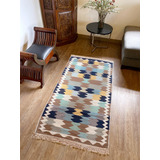 Tapete Kilim Diseño Ushak 150x80 Cm - Galata Pastel