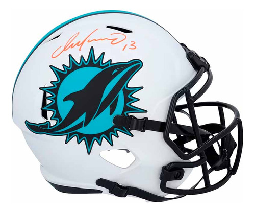 Casco Autografiado Por Dan Marino De Miami Dolphins