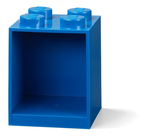 Estante Contenedor Lego Shelf 4 Apilable Y Colgante Color Azul