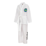 Dobok Taekwondo Itf Talles 5 A 7 Traje Shiai Uniforme Adulto
