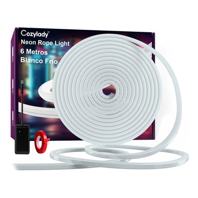 Cozylady Tira LED Neón Flexible 6m IP68 Blanco Frío Interior\u002FExterior | MercadoLibre