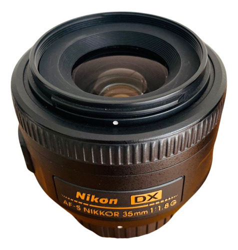 Lente Nikon Af-s Dx 35mm F/1.8g Para Camara