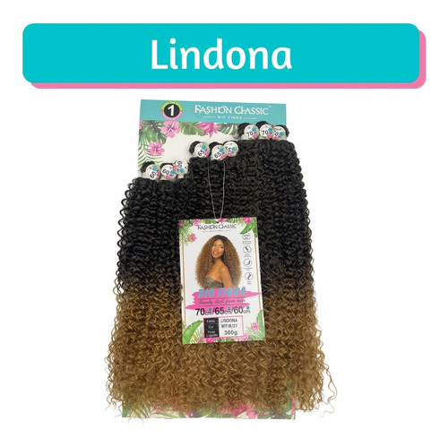 Cabelo Bio Fibra Cacheado - Fashion Classic Lindona 