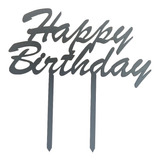 Letrero Para Pastel Topper Cake Happy Birthday Hb3