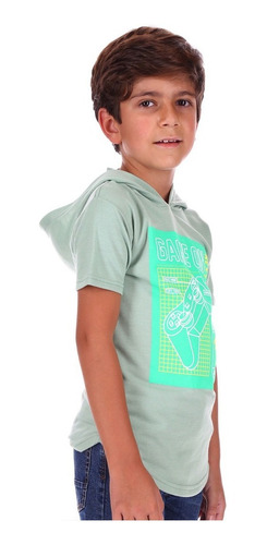 Playera Con Capucha Para Niño 877uf