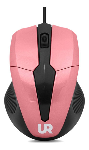 Mouse Optico Ergonomico - Urbano Labs - Rosado