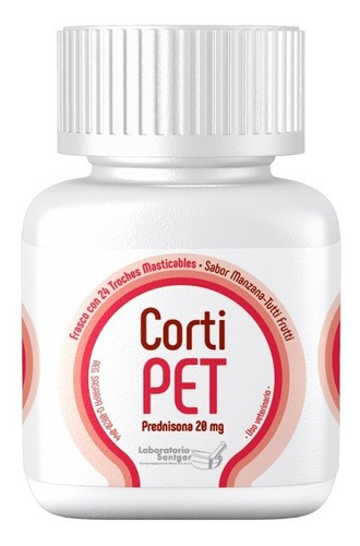 Cortipet 20 Mg Santgar 24 Masticables Perros Y Gatos