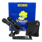 Videokê Vsk 3.0 Com 11.999 Canções + 2 Mic S/fio - 11999
