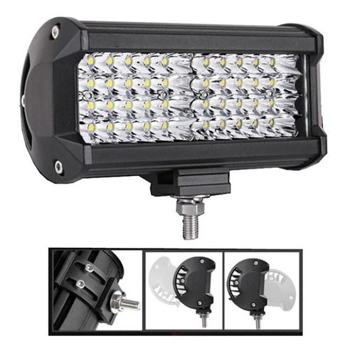 X2 Barra Foco Neblineros Led 144w Blanco Expansion Auto Moto