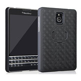 Blackberry Passport Casecover Nakedcellphones Estuche Negro 