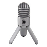 Micrófono Samson Meteor Mic Condensador Cardioide Color Brushed Nickel