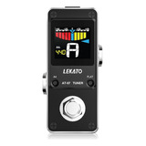 Lekato Pedal Afinador De Guitarra Con True Bypass, Pedal Afi