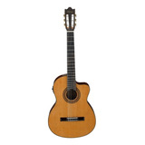 Guitarra Electroacústica Ibanez Classical Ga6ce Para Diestros Amber Amaranto Brillante