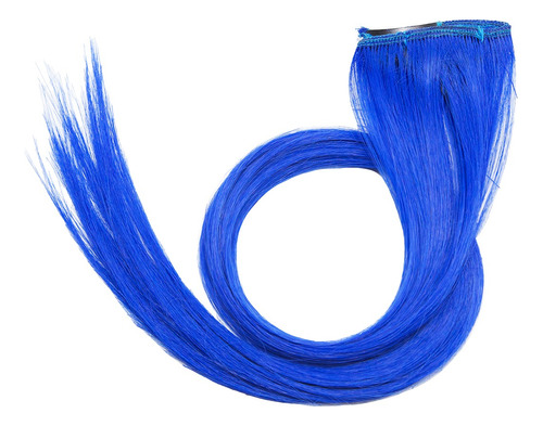 Extensiones De Cabello De Una Pieza Color Azul Df16 1 Und