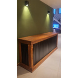 Barra Bar 2,45 Mts Mueble Tragos. En Stock Para Retirar Ya