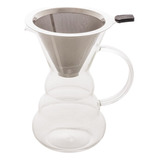 Cafeteira Vidro Borossilicato C/filtro Inox 500 Ml Lyor