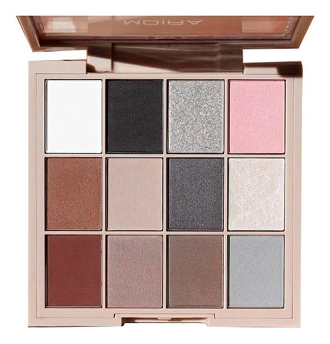 Moira Paleta Sombras Para Ojos 12 Tonos Mate Larga Duracion Sombra Desert Moonlight