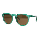 Lentes De Sol De Moda Unisex Gafas Color Del Armazón Verde Diseño Transparente
