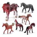 Sqdz Realista De 2 Pulgadas Mini Figuras De Caballos Juguete