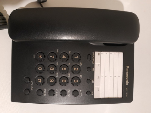 Telefone Com Fio Panasonic Kx-t7701br-b