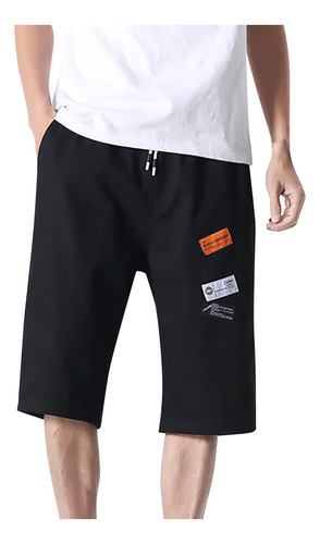 Pantalones Cortos De Sarga Clásica Para Hombre, Ropa Casual,