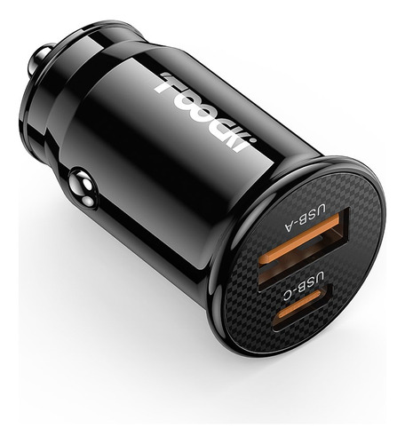 Cargador Celular Auto Usb / C Carga Rapida Turbo 45w Toocki