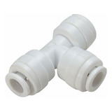 Conector Tee 1/4 Acople Rápido Dispenser Heladera Osmosis