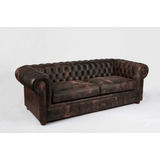 Sillón Chesterfield 100% Cuero