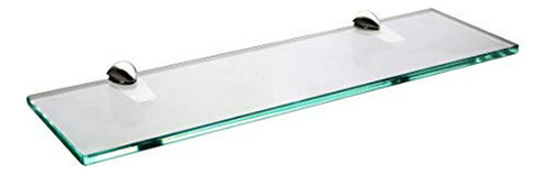 Gs3004a-l - Estante De Cristal Para Cuarto De Baño, Níquel C