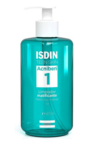 Isdin Acniben Teen Skin Gel Limpiador Matificante 400ml